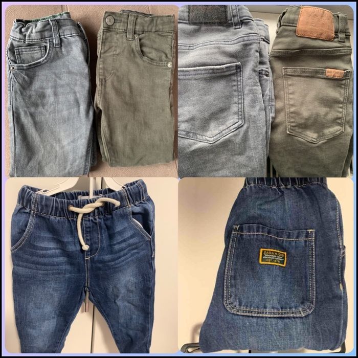 3чифта детски дънки Зара/Zara 92-98 2-3г