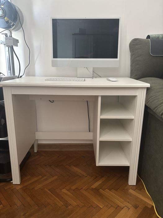 Birou ikea alb cu sertare
