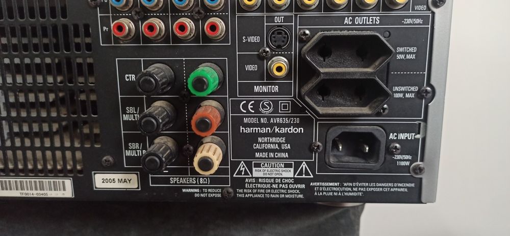 Harman kardon AVR 635 cap de serie