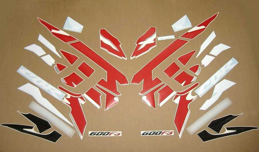 Стикери Honda CBR 600 F3 1995г.-1998г. лепенки хонда цбр ф3 графики