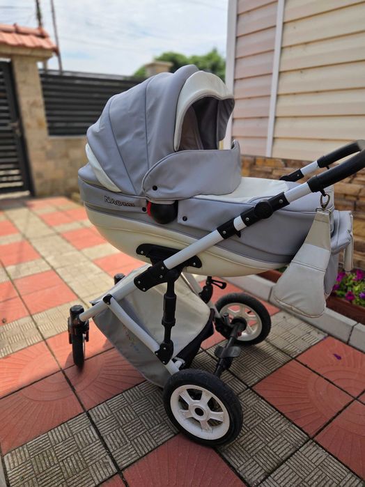 Комбинирана бебешка количка 2в1 Dizain Baby - сива