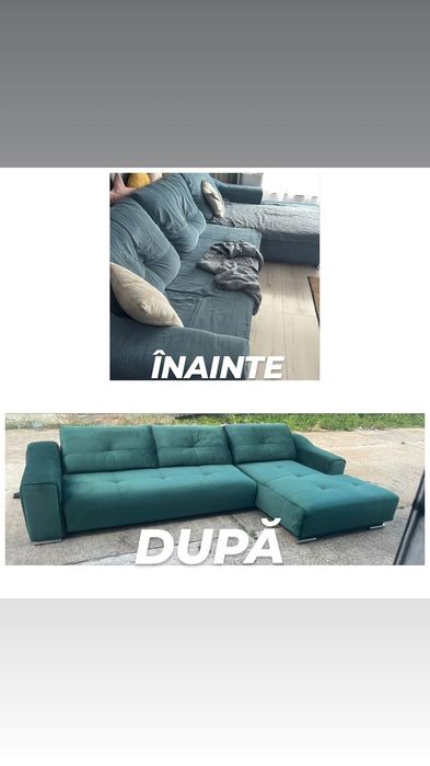 Retapițare canapea, coltar,pat,fotoliu etc