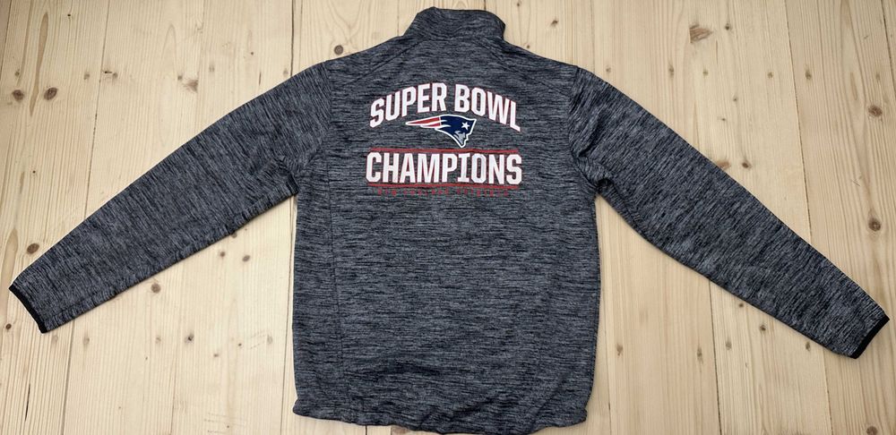 Jachetă Sport-Tek x Fanatics NFL New England Patriots Super Bowl LIII Champions – Nouă fără etichetă