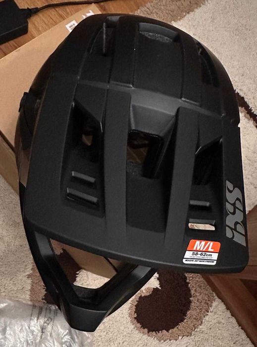 Casca FULL FACE IXS TRIGGER FF Enduro + Ochelari Enduro 100%