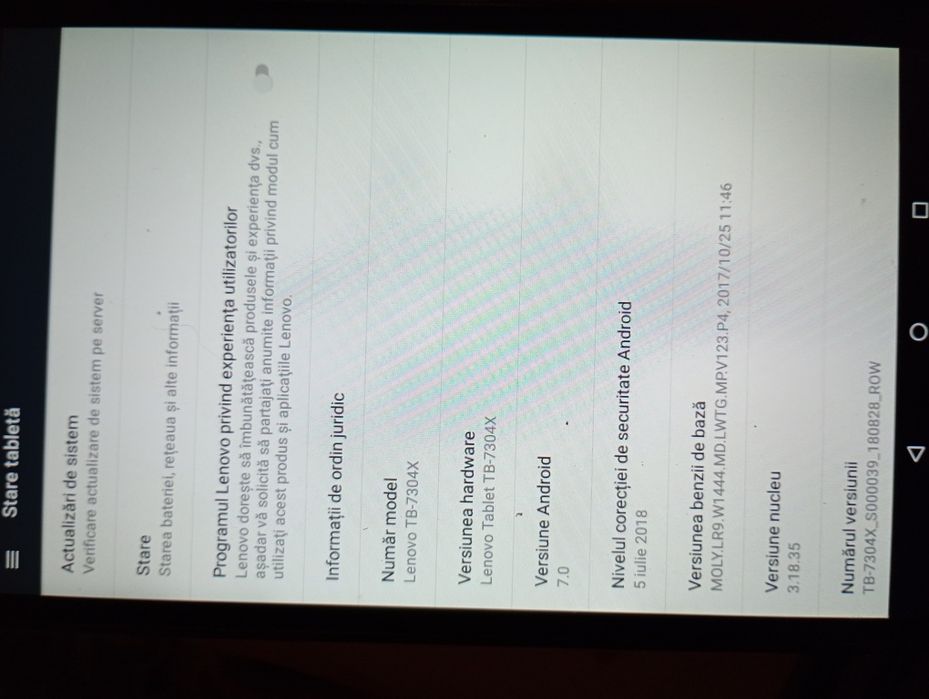 Vând tableta Lenovo