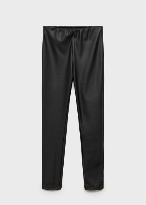 Кожен клин панталон Mango