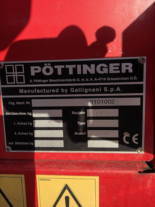 Presa de balotat balotiera rotunda pottinger