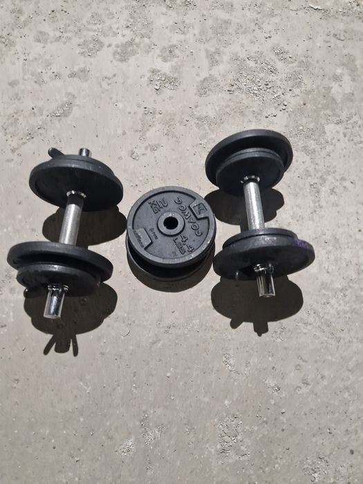 Set gantere cu greutati reglabile