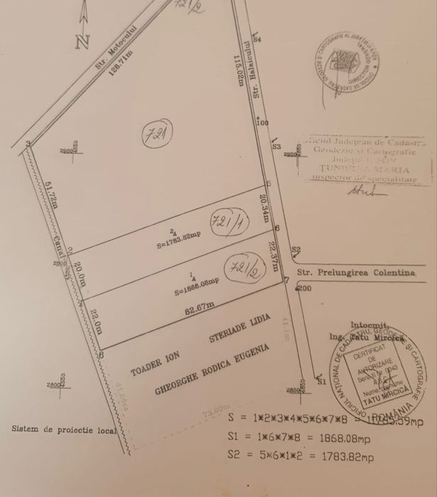 Teren intravilan Mogosoaia, langa padure