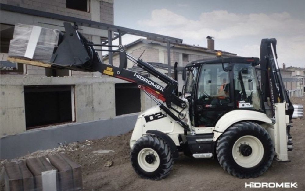 Трактор 3в1. Петушок. экскаватор погрузчик