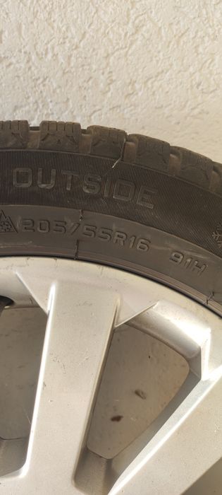 Алуминиеви джанти с зимни гуми