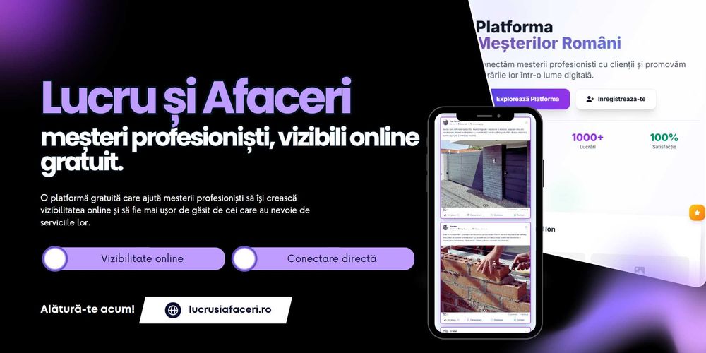 Creare Website, Website Prezentare, Magazine Online - Pret accesibil
