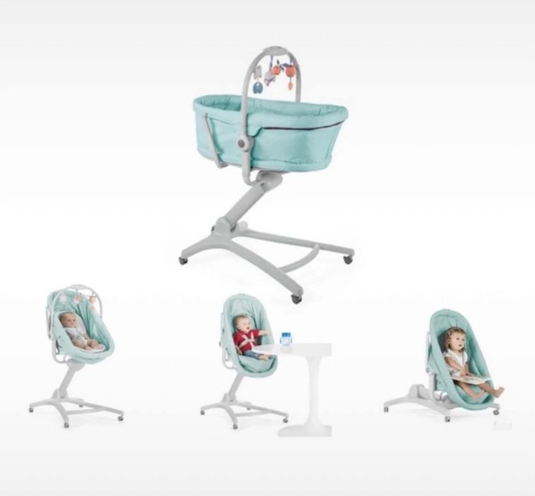Coșuleț, landou, scaun masă Chicco 5 în 1 până la vârsta de 4 ani