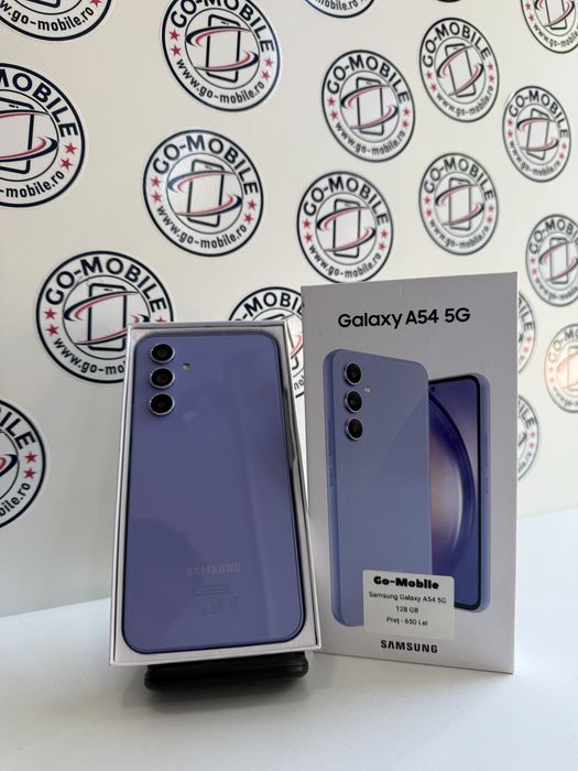 Samsung Galaxy A54 5G - 128GB - Violet - Impecabil - Garantie