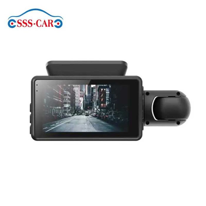 Camera auto de bord, full HD, 1080P, 2 camere, ecran IPS de 3,5 inch
