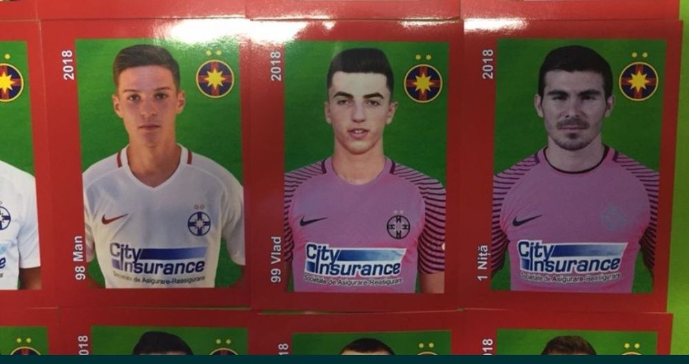 Steaua București Fcsb 2018 set complet no panini Album Niță Man Alibec