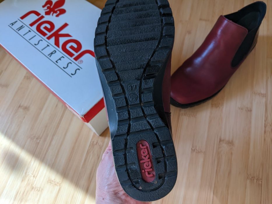 Боти Rieker, естествена кожа, N37
