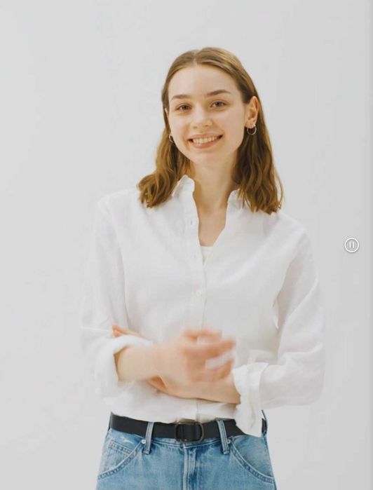 Ленена риза  UNIQLO 100% размер М и L