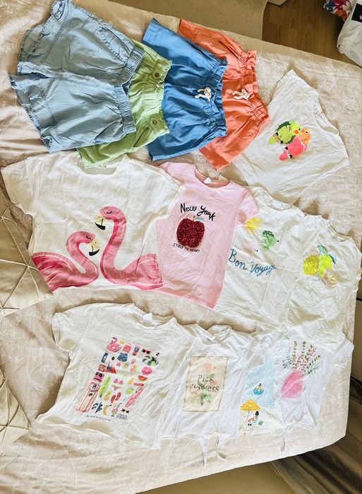 Лот свежи тениски ZARA, H&M, Waikiki.Чудесни блузи Mayoral, Zara , H&M