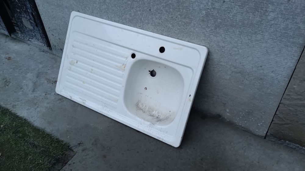 Раковина металл б/у