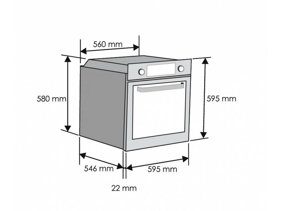 Электрический духовой шкаф Haier HOD-PM08TGB