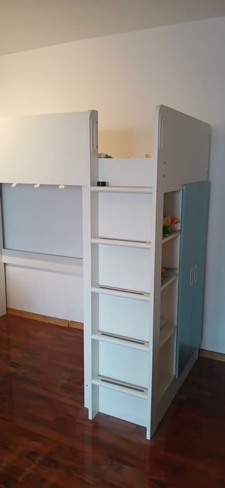 Pat supraetajat ikea fara birou stare buna