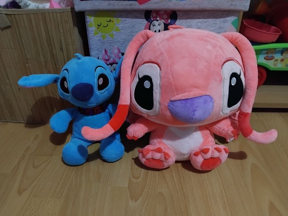 2 бр.Плюшени играчки Стич и Лило