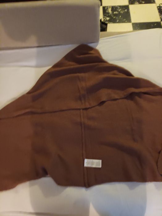 Fular cu caciula imoreuna de femei marca Tom Tailor maro