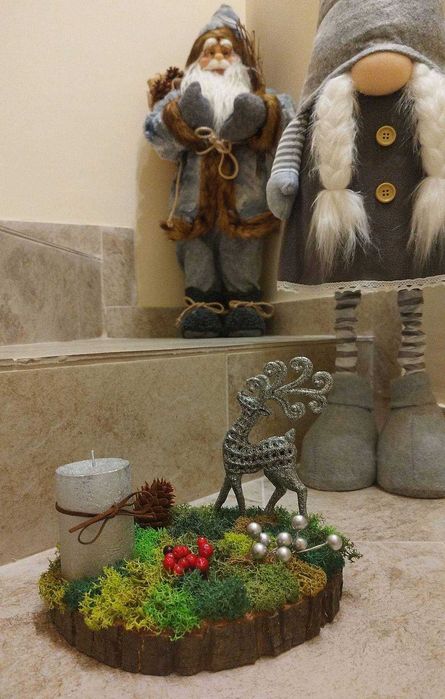 Икебана със скандинавски мъх