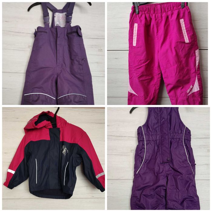 Ски гащеризони и гумирано яке, размер 86-92