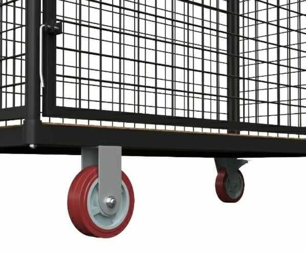 Платформенная сетчатая тележка