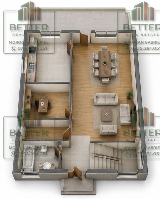 Casa Individuala - 4 Camere - Zona Aviatorilor - Comuna Berceni
