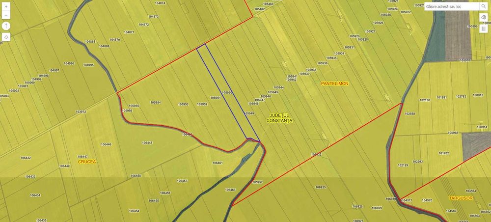 Vand teren agricol 10 ha in Pantelimon (Ct)