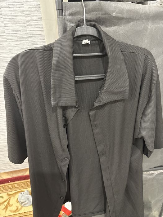 Рубашка черный унисекс