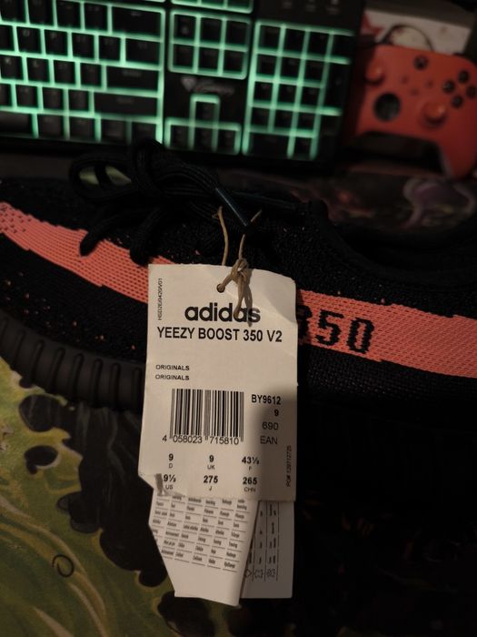 Adidas Yeezy Boost 350 V2 Red 43 1/3