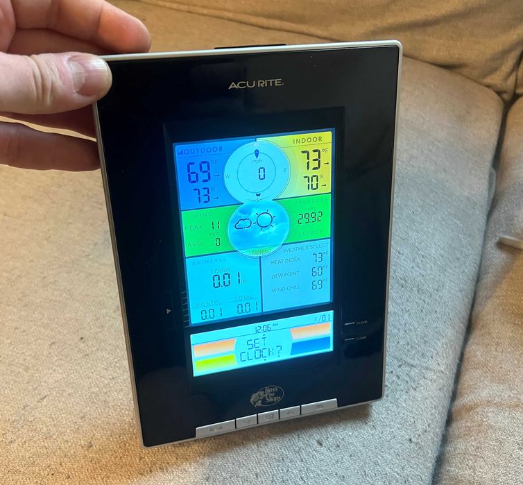 Statie meteo profesionala wireless AcuRite 5 in 1 noua la cutie