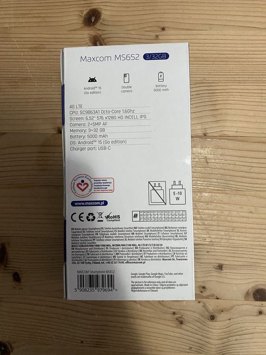 Smartphone MAXCOM MS652