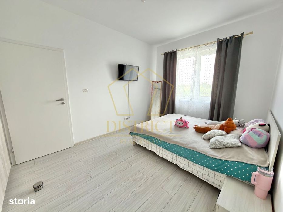 Apartament cu 2 camere mobilat si utilat la etaj intermediar in Giroc