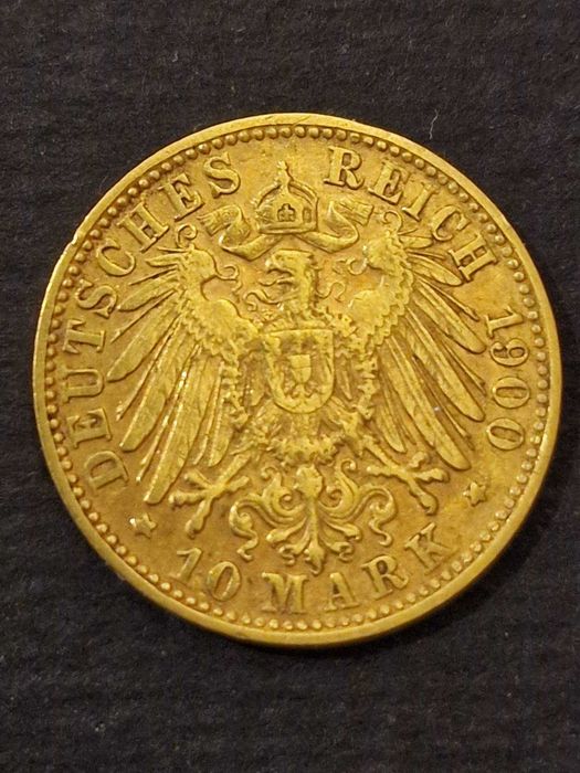 Златна Монета 10 Марки , Лудвиг III , Лудвиг II , Ото