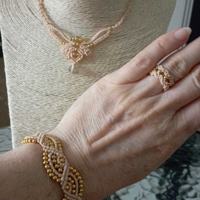 Гарнитур макраме