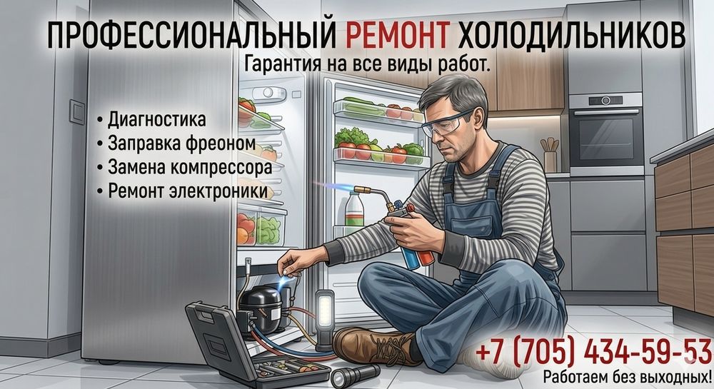 Ремонт холодильников Тараз