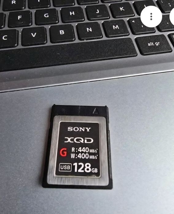 Card XQD Sony 128Gb