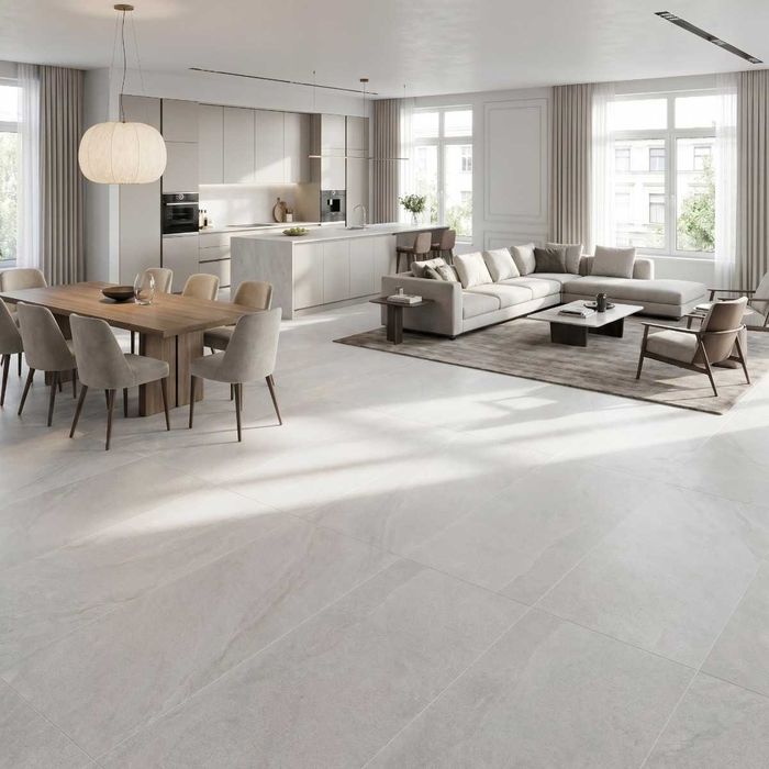 Gresie Leon White F P 600X1200X8 R Mat 1L