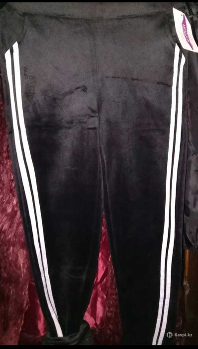 Женские велюровые брюки