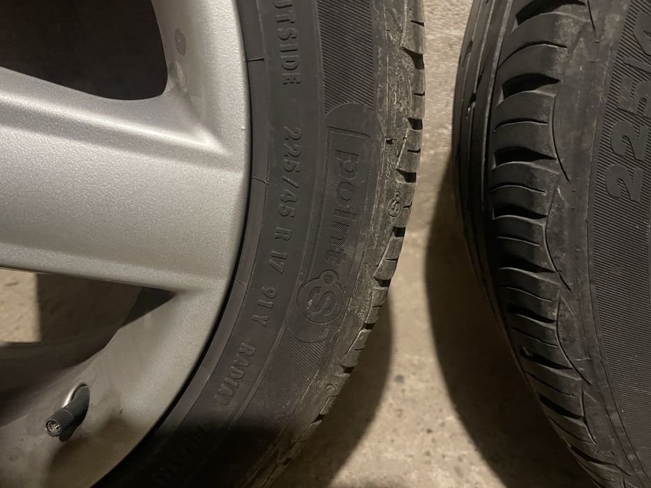 Set complet roți vară 225/45 R17 cu jante aliaj – Audi A6 C6