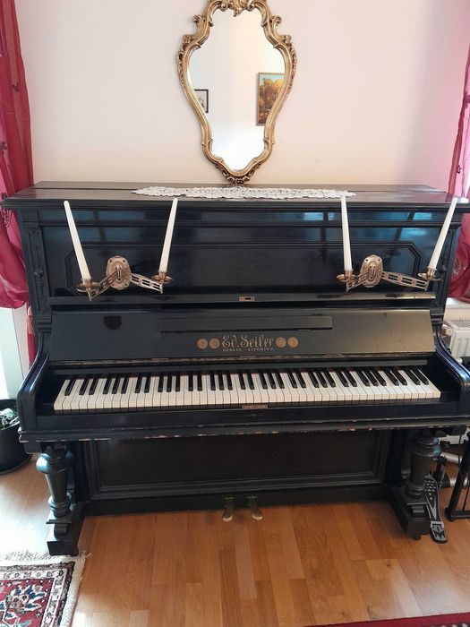Pianina Ed. Seiler Berlin-Liegnitz seria 21146, fabricata 1898
