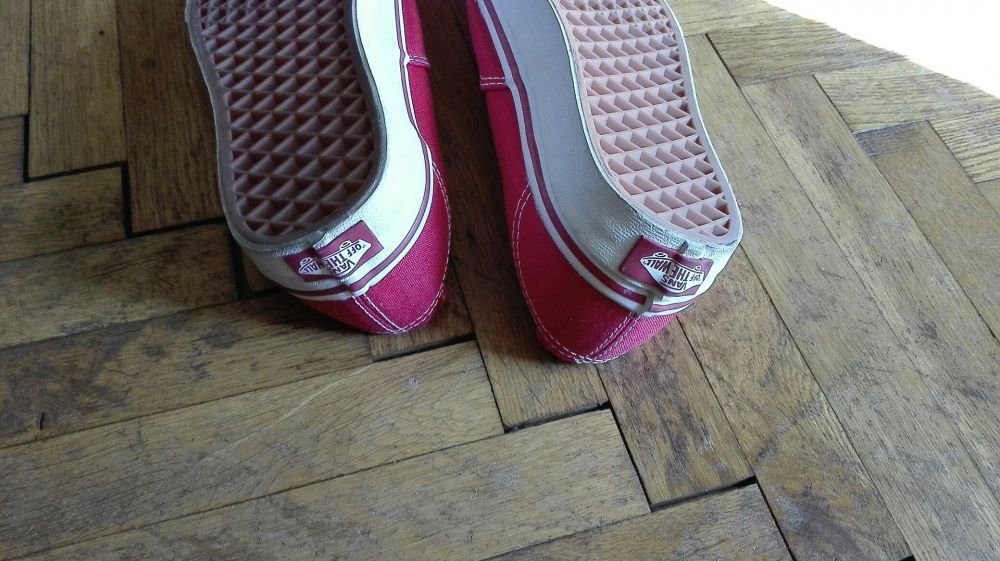 Vans гуменки червени, номер 38 ,uk 5 - унисекс