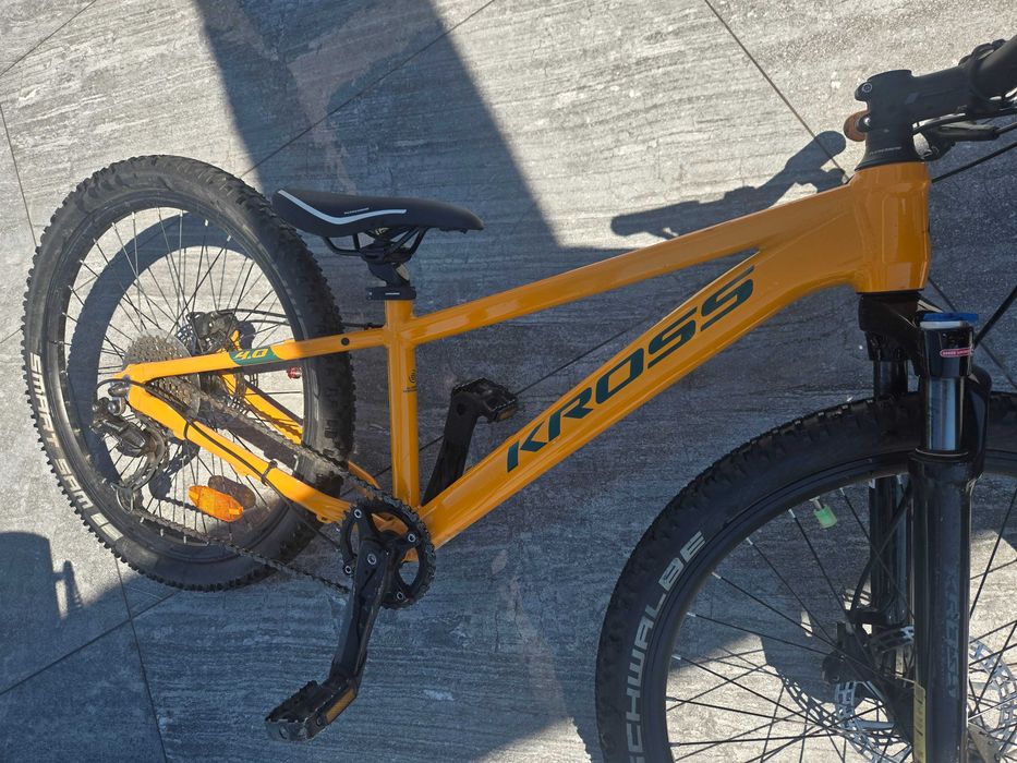 Детски велосипед KROSS LEVEL JR 4.0 Жълт