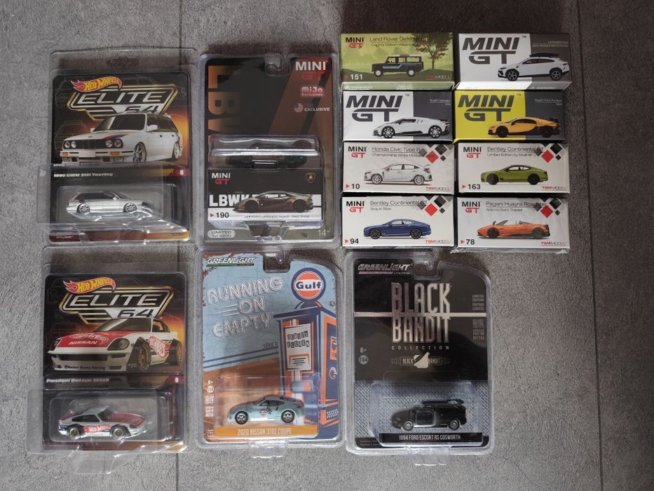 Колекционерски модели mini gt hot wheels greenlight