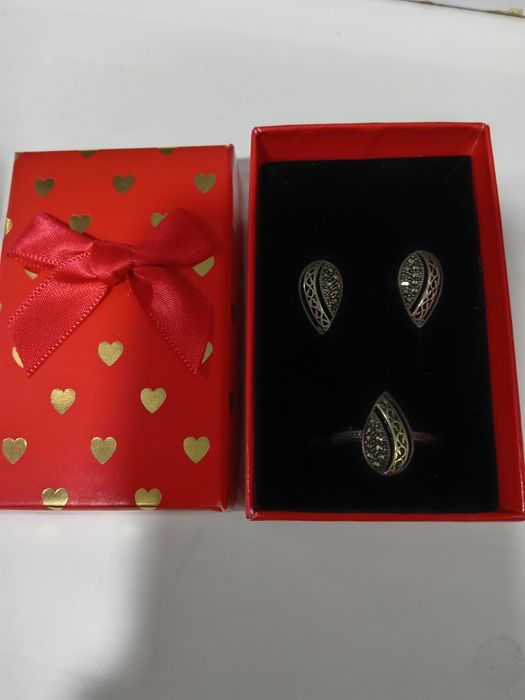 Комплекты кольца и серьги 2шт.